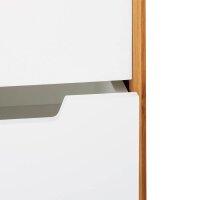 relaxdays Servierwagen braun 30,0 x 30,0 x 69,0 cm