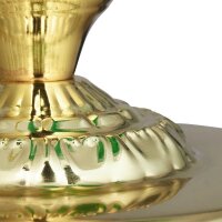 relaxdays Tischlampe grün, gold