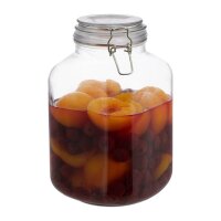 relaxdays Einmachglas transparent 3,0 l, 1 St.