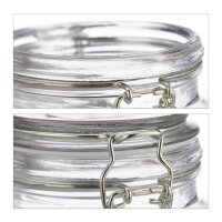 relaxdays Einmachglas transparent 3,0 l, 1 St.
