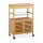 relaxdays Servierwagen braun 59,5 x 35,0 x 82,0 cm