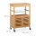 relaxdays Servierwagen braun 59,5 x 35,0 x 82,0 cm