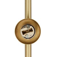 relaxdays GLOBI Deckenleuchte gold, weiß