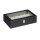 relaxdays Uhrenbox schwarz 31,0 x 20,0 x 8,0 cm  ( 10027256_0 )