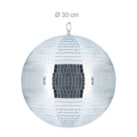 relaxdays Discokugel silber Ø 30,0 cm, 1 St.