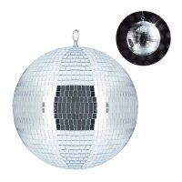 relaxdays Discokugel silber Ø 30,0 cm, 1 St.