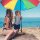 relaxdays Bodendübel für Sonnenschirm schwarz, Kunststoff
