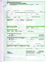 AVERY Zweckform Mahnbescheid für maschinelle Bearbeitung Formulare 2887, 25 Set