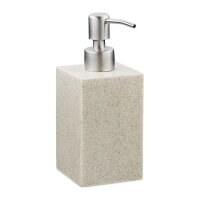 relaxdays Seifenspender 10031062_778 beige Polyresin...