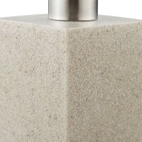 relaxdays Seifenspender 10031062_778 beige Polyresin 300,0 ml, 1 St.