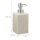 relaxdays Seifenspender 10031062_778 beige Polyresin 300,0 ml, 1 St.