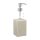 relaxdays Seifenspender 10031062_778 beige Polyresin 300,0 ml, 1 St.