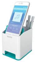 LEITZ Stiftehalter WOW Duo Colour perlweiß/eisblau...