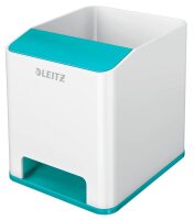 LEITZ Stiftehalter WOW Duo Colour perlweiß/eisblau...