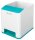LEITZ Stiftehalter WOW Duo Colour perlweiß/eisblau Polystyrol 2 Fächer 9,0 x 10,1 x 10,0 cm