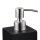 relaxdays Seifenspender 10031062_46 schwarz Polyresin 300,0 ml, 1 St.