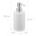 relaxdays Seifenspender 10031059_49 weiß Polyresin 180,0 ml, 1 St.