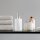 relaxdays Seifenspender 10031059_49 weiß Polyresin 180,0 ml, 1 St.