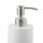 relaxdays Seifenspender 10031059_49 weiß Polyresin 180,0 ml, 1 St.