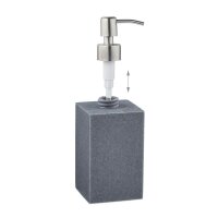 relaxdays Seifenspender 10031062_111 grau Polyresin 300,0 ml, 1 St.