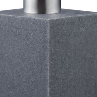 relaxdays Seifenspender 10031062_111 grau Polyresin 300,0 ml, 1 St.