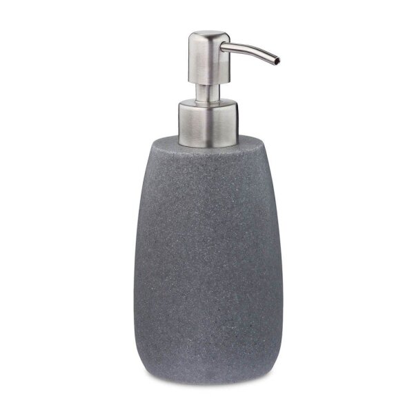 relaxdays Seifenspender 10031061_111 grau Polyresin 300,0 ml, 1 St.