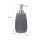 relaxdays Seifenspender 10031061_111 grau Polyresin 300,0 ml, 1 St.