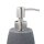 relaxdays Seifenspender 10031061_111 grau Polyresin 300,0 ml, 1 St.