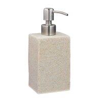 relaxdays Seifenspender 10031054_778 beige Polyresin...