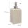 relaxdays Seifenspender 10031054_778 beige Polyresin 200,0 ml, 1 St.