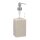 relaxdays Seifenspender 10031054_778 beige Polyresin 200,0 ml, 1 St.