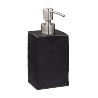 relaxdays Seifenspender 10031054_46 schwarz Polyresin...