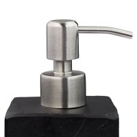 relaxdays Seifenspender 10031054_46 schwarz Polyresin 200,0 ml, 1 St.