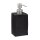 relaxdays Seifenspender 10031054_46 schwarz Polyresin 200,0 ml, 1 St.