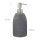 relaxdays Seifenspender 10031053_111 grau Polyresin 300,0 ml, 1 St.