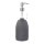 relaxdays Seifenspender 10031053_111 grau Polyresin 300,0 ml, 1 St.