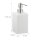 relaxdays Seifenspender 10031062_49 weiß Polyresin 300,0 ml, 1 St.