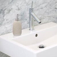 relaxdays Seifenspender 10031061_778 beige Polyresin...