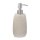 relaxdays Seifenspender 10031061_778 beige Polyresin 300,0 ml, 1 St.