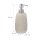 relaxdays Seifenspender 10031061_778 beige Polyresin 300,0 ml, 1 St.