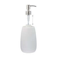 relaxdays Seifenspender 10031061_49 weiß Polyresin 300,0 ml, 1 St.