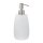 relaxdays Seifenspender 10031061_49 weiß Polyresin 300,0 ml, 1 St.