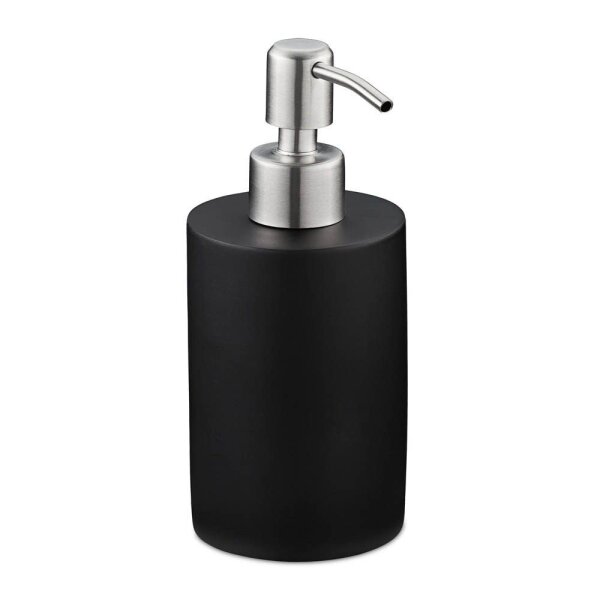 relaxdays Seifenspender 10031059_46 schwarz Polyresin 180,0 ml, 1 St.