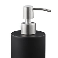 relaxdays Seifenspender 10031059_46 schwarz Polyresin 180,0 ml, 1 St.