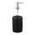 relaxdays Seifenspender 10031059_46 schwarz Polyresin 180,0 ml, 1 St.