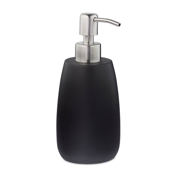 relaxdays Seifenspender 10031061_46 schwarz Polyresin 300,0 ml, 1 St.
