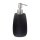 relaxdays Seifenspender 10031061_46 schwarz Polyresin 300,0 ml, 1 St.
