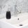 relaxdays Seifenspender 10031061_46 schwarz Polyresin 300,0 ml, 1 St.
