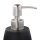 relaxdays Seifenspender 10031061_46 schwarz Polyresin 300,0 ml, 1 St.