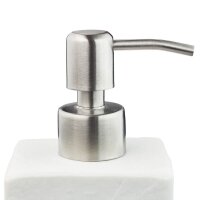 relaxdays Seifenspender 10031054_49 weiß Polyresin 200,0 ml, 1 St.